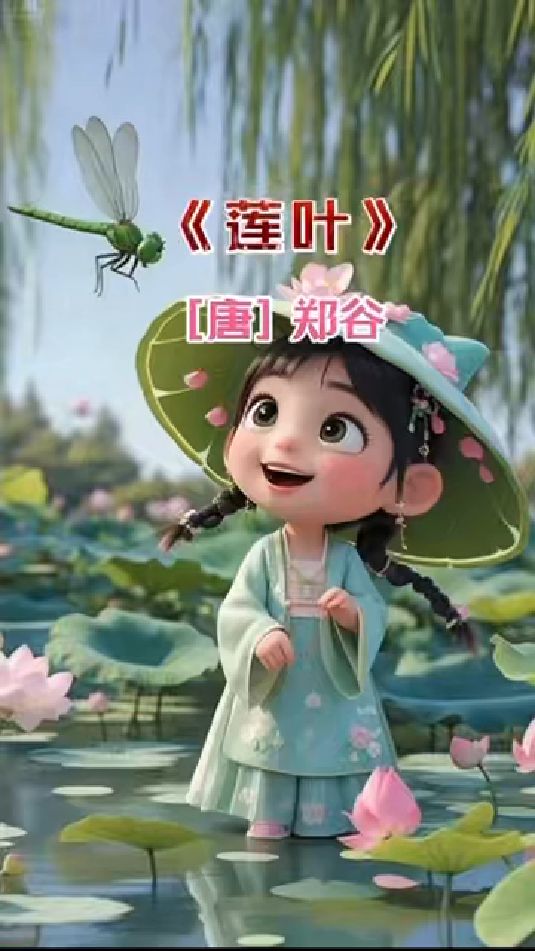 每天和宝贝轻松学古诗《莲叶》