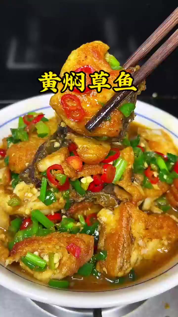 草鱼今天换个吃法,用来黄焖,做法简单又好吃!
