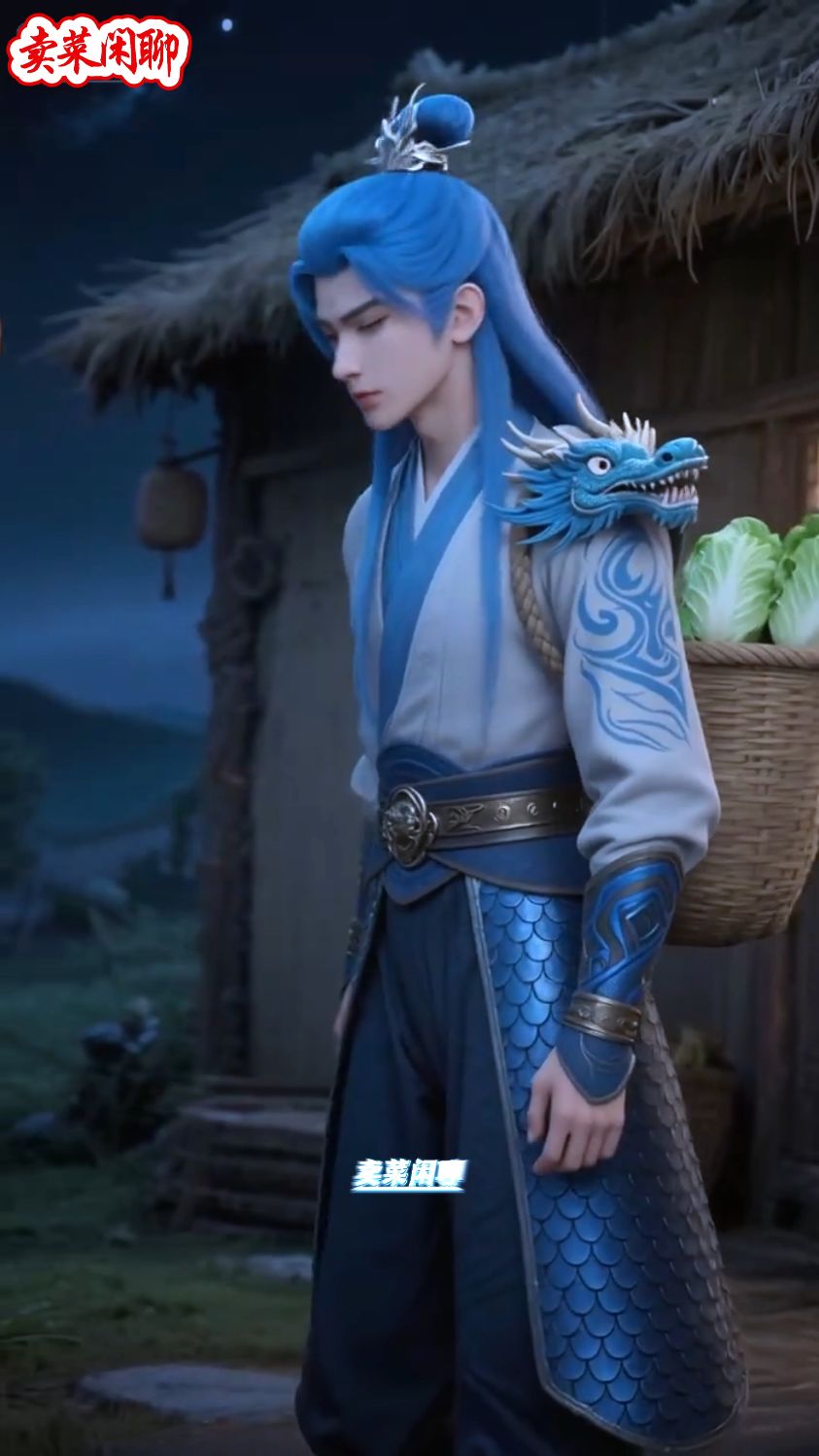 哪吒和敖丙搞笑日常第1期：卖菜闲聊#搞笑段子#少儿动漫#哪吒