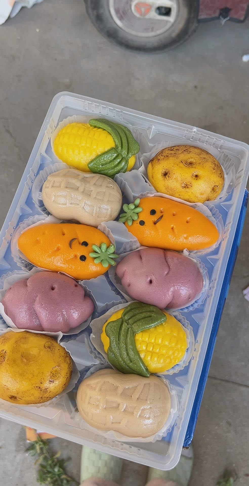 亲子互动游戏,吃卡通小馒头