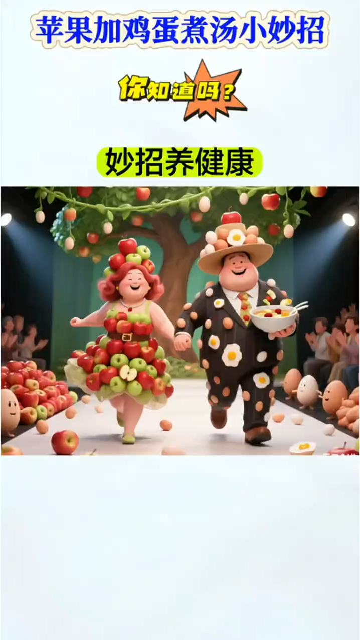 苹果加鸡蛋煮汤小妙招，你知道吗？