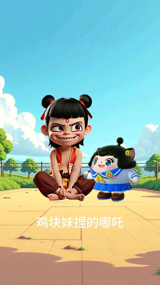 难道鸡块妹捏的哪吒,真的比我的好看