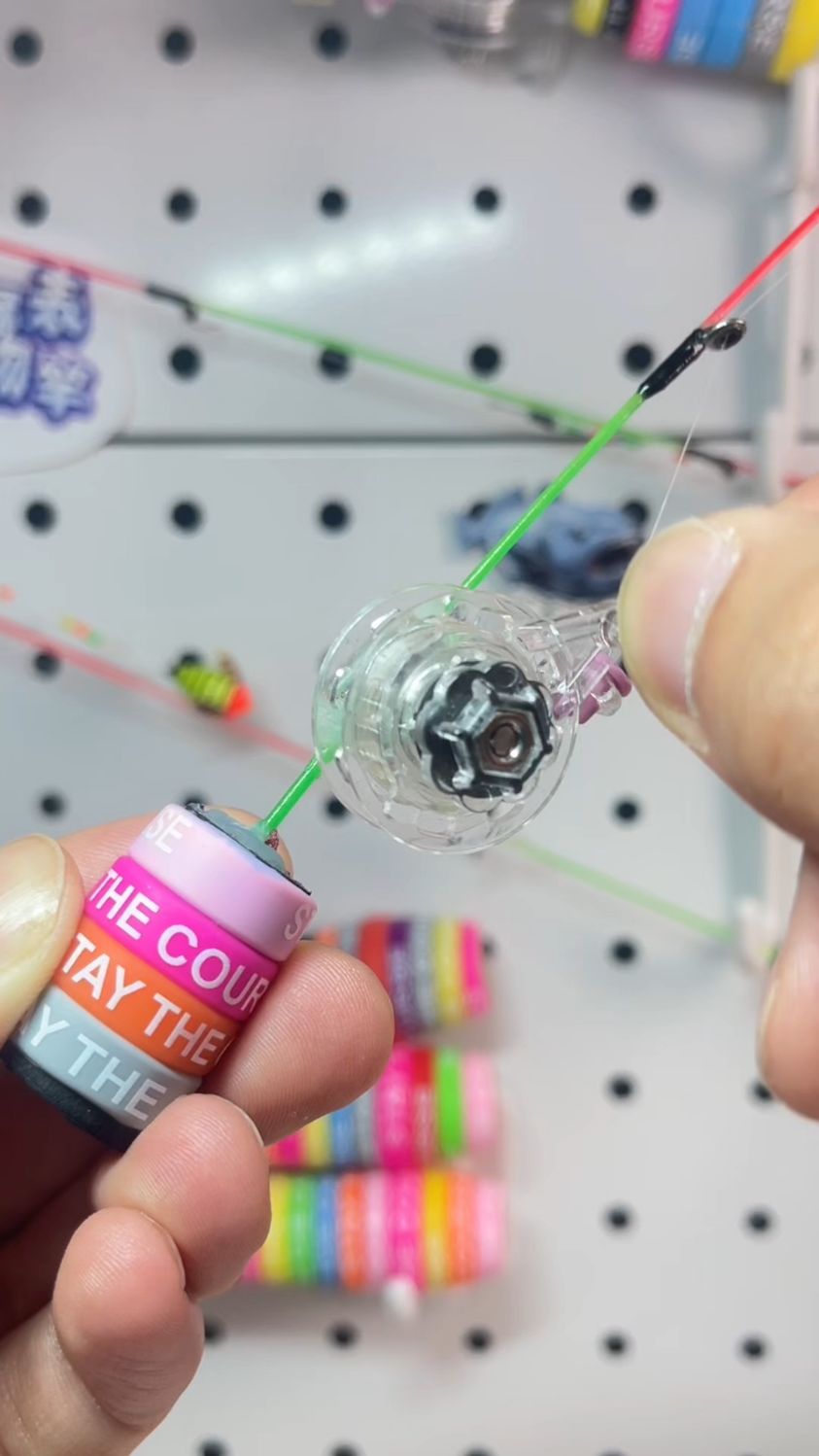 自制网红迷你小物竿使用方法教程分享