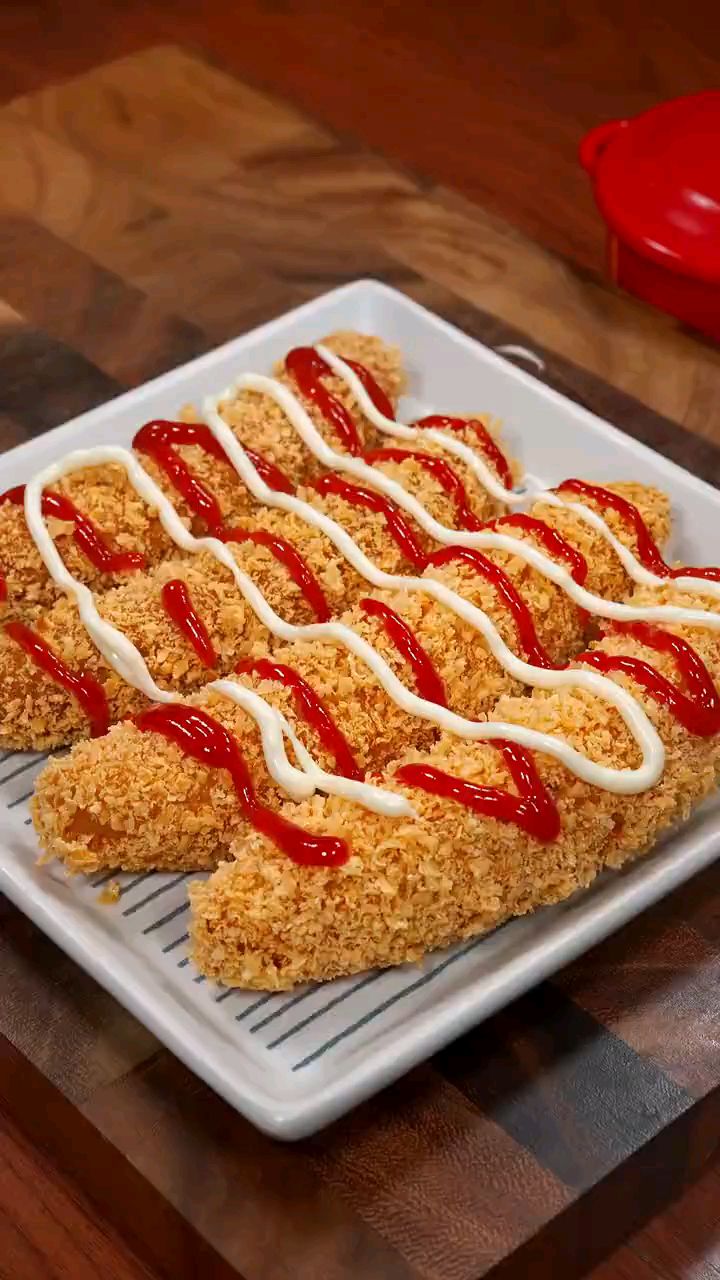 过几天就是元宵节了,给孩子们安排上这道炸香蕉,好吃到跳起来