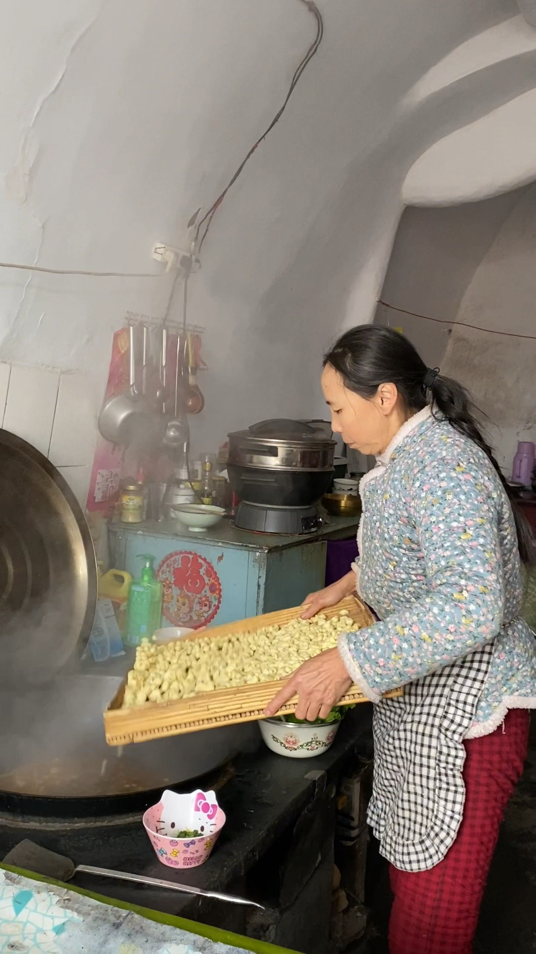 农家烩麻食,天气冷喝上一碗,热热乎乎