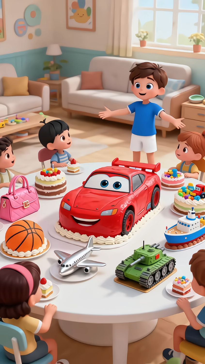 各种造型的蛋糕哦