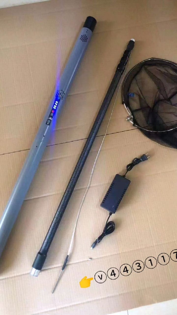 锂电一体捕鱼杆使用说明