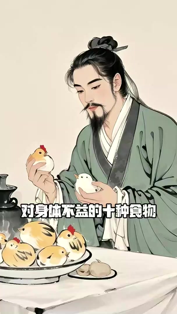 不益身体健康的十种食物 ,健康养生知识分享。