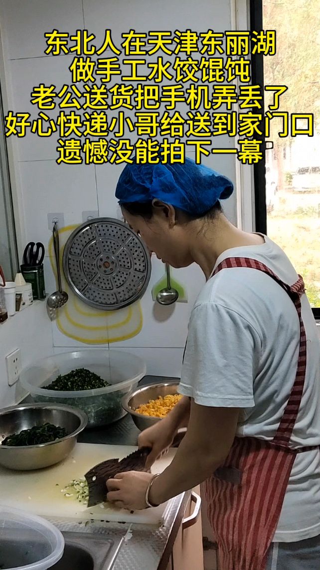 东北李姐在天津东丽湖做手工水饺馄饨