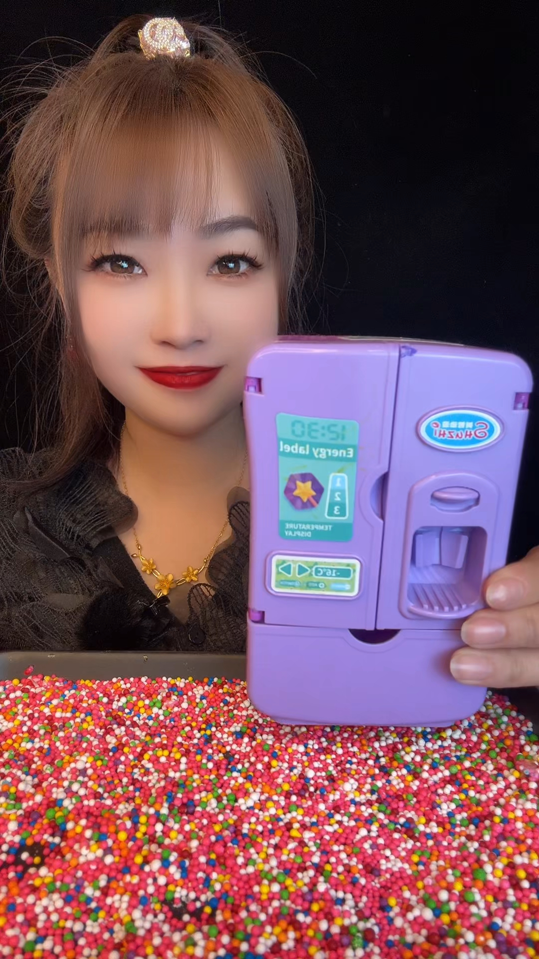 冰箱糖果,紫色的大鳄鱼来偷吃我糖果