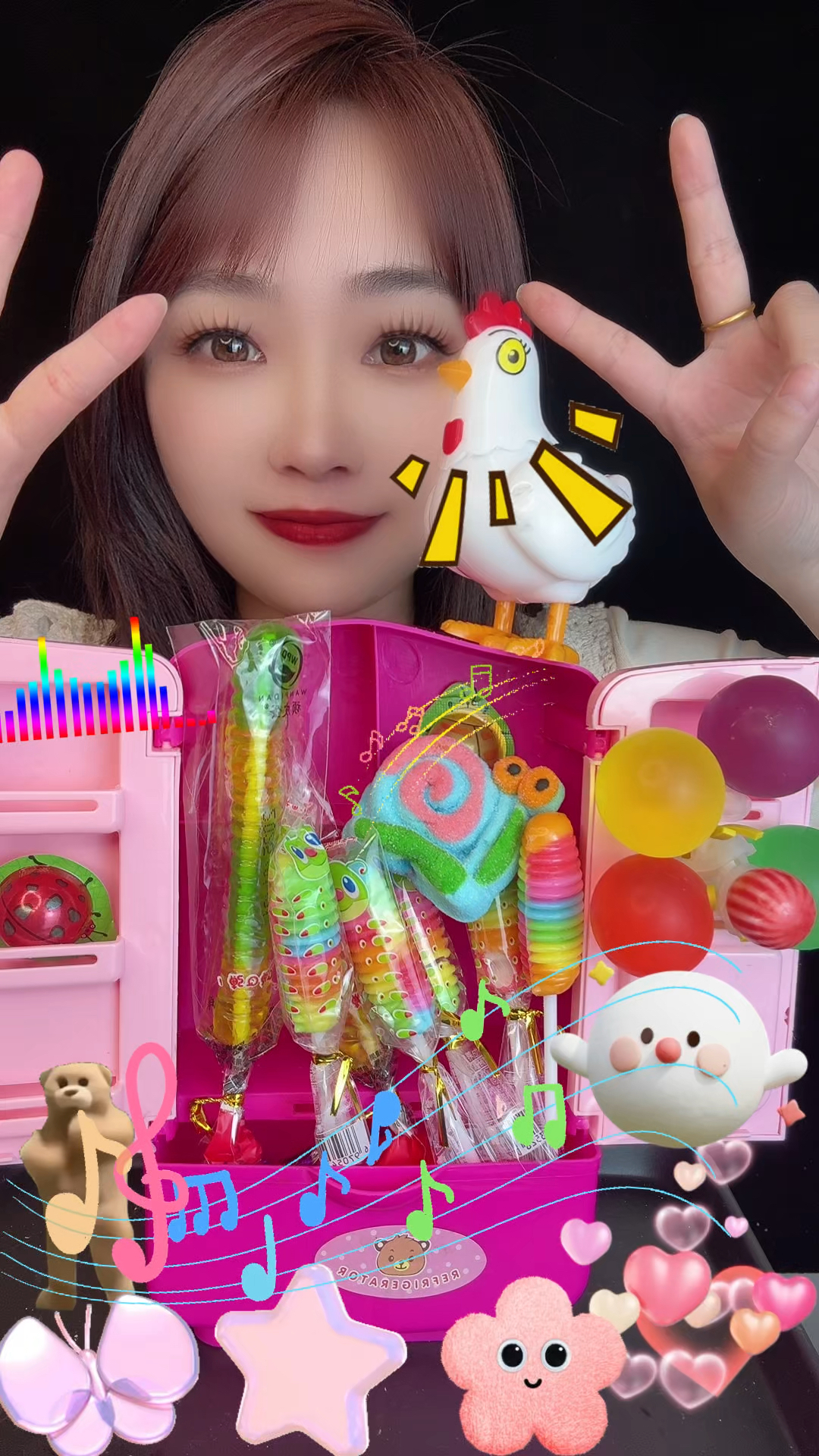 小鸡小鸡小鸡吃米吃米吃米