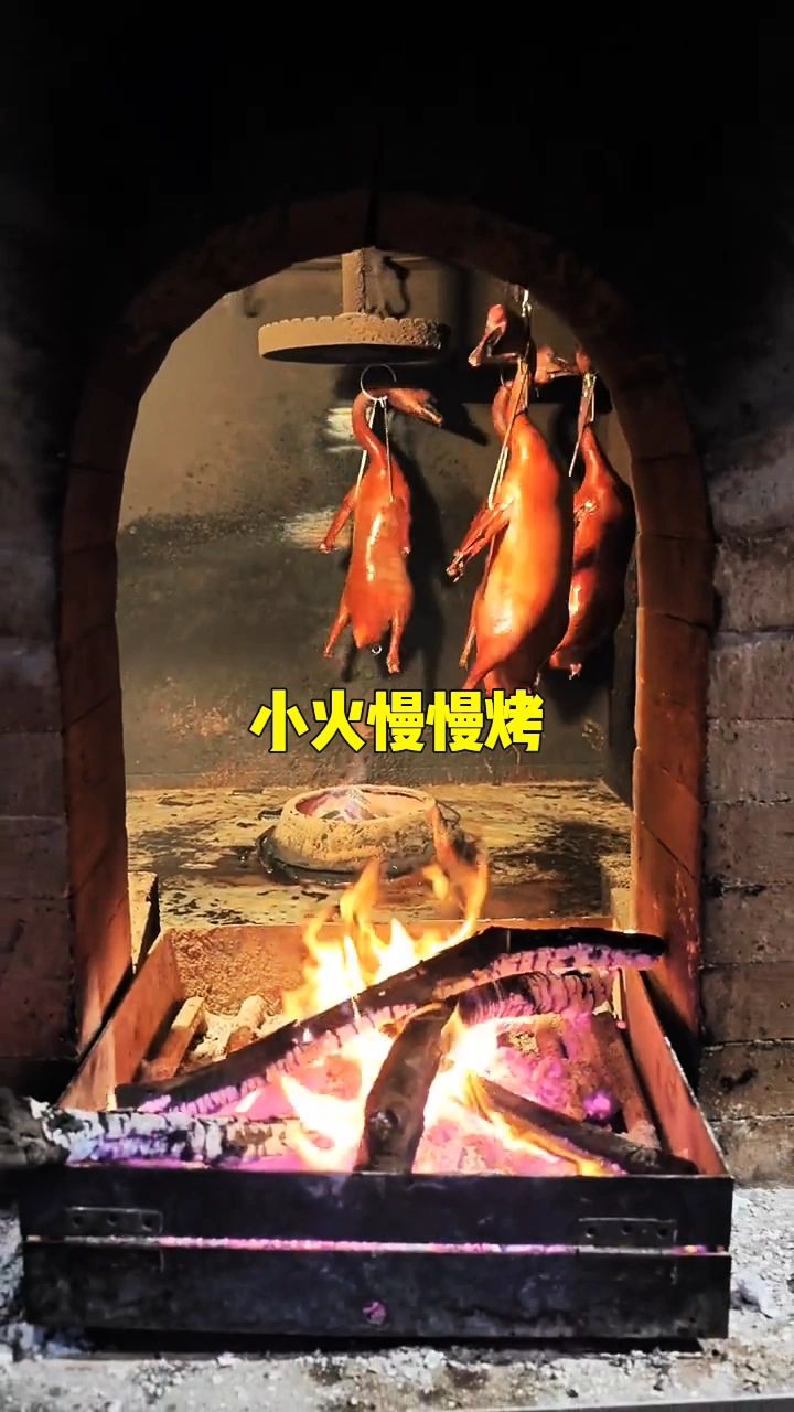 这烤鹅看着真是漂亮