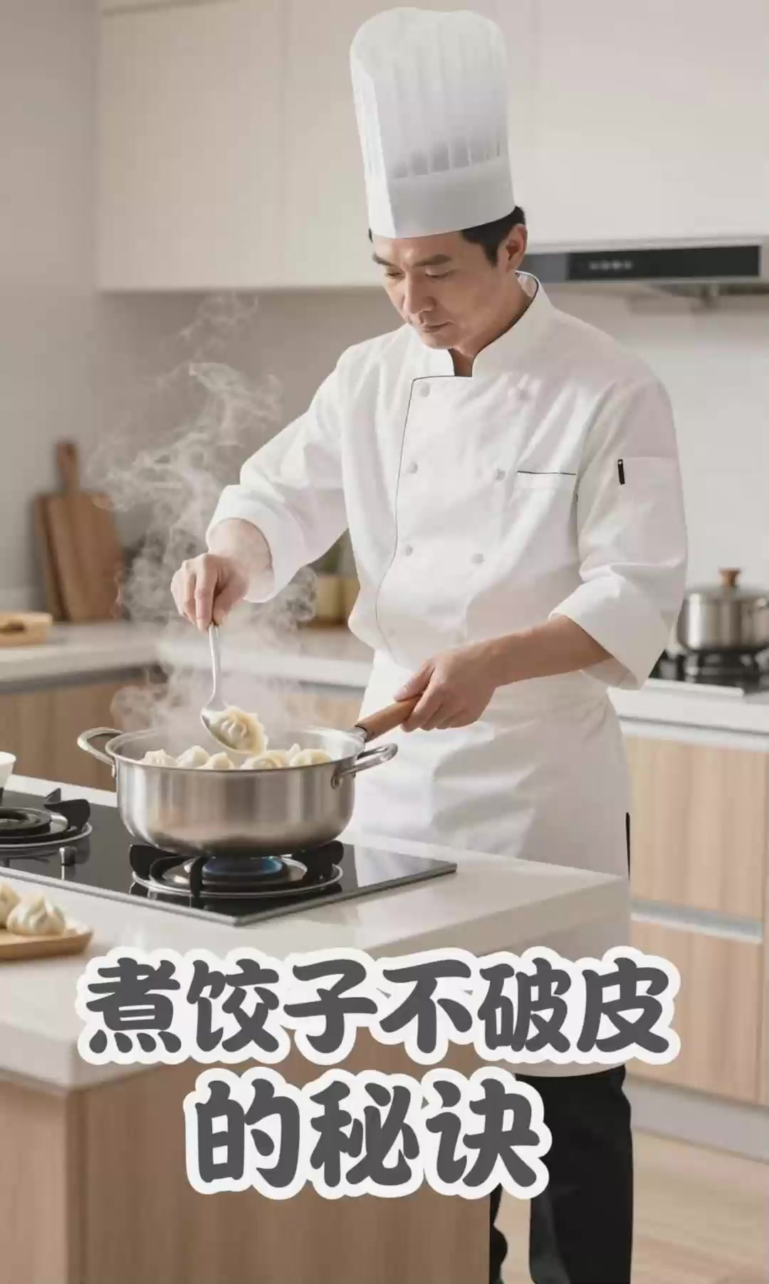 煮饺子不破皮，水开加盐是关键