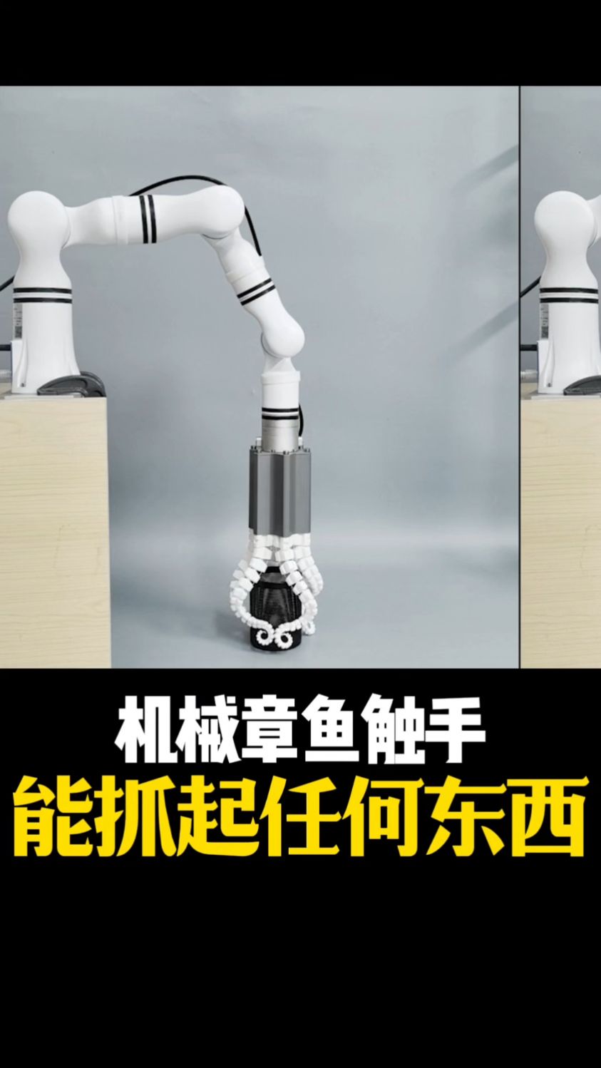 能抓起任何东西的机械章鱼触手