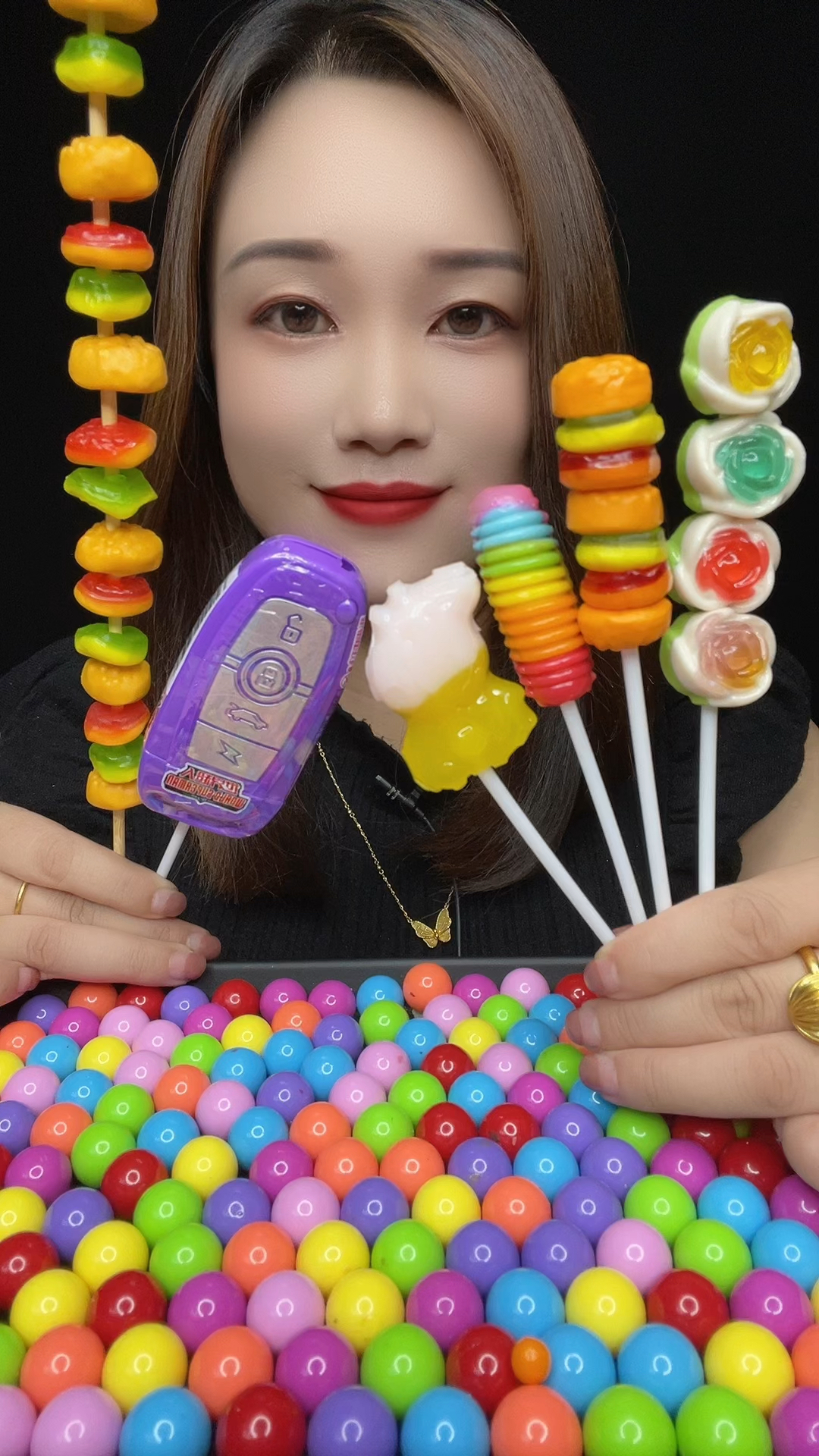 今天吃汉堡糖果 汽车钥匙糖果