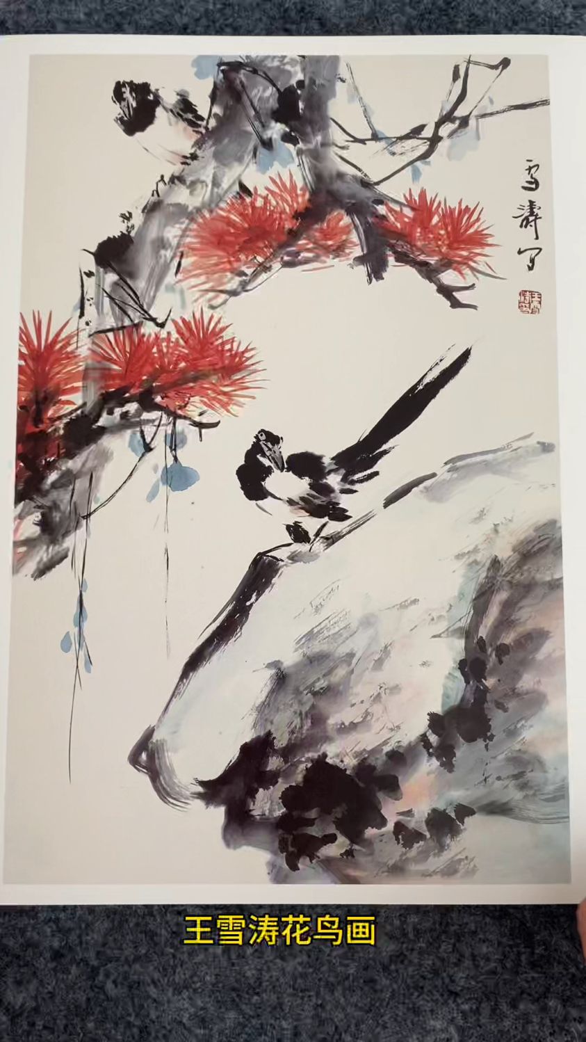 王雪涛花鸟画,国画花鸟