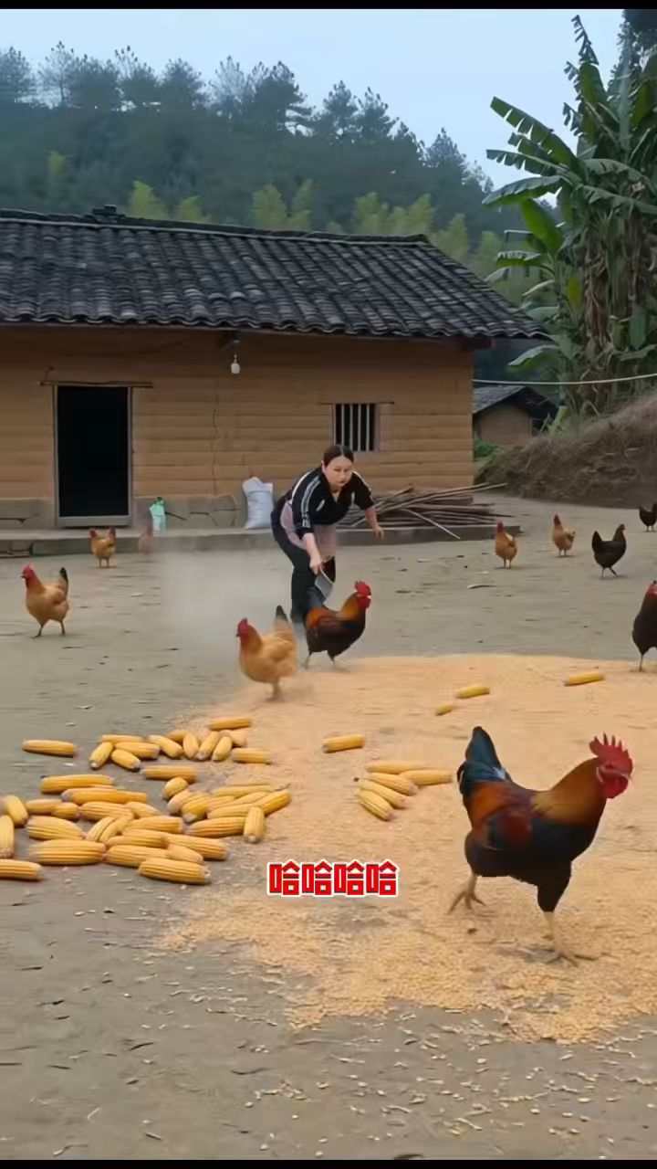 没有想到二鸡子这么聪明#鸡 #聪明 #萌宠出道计划 #搞笑配音
