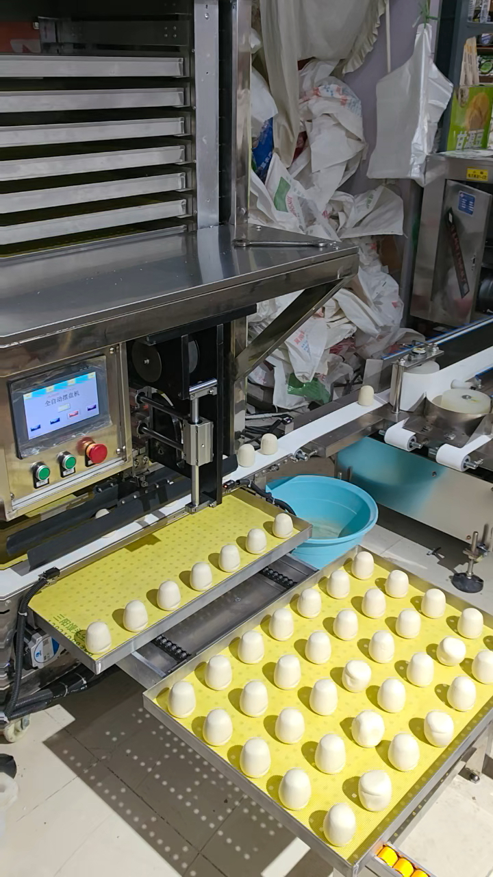 圆形馒头机、摆盘机