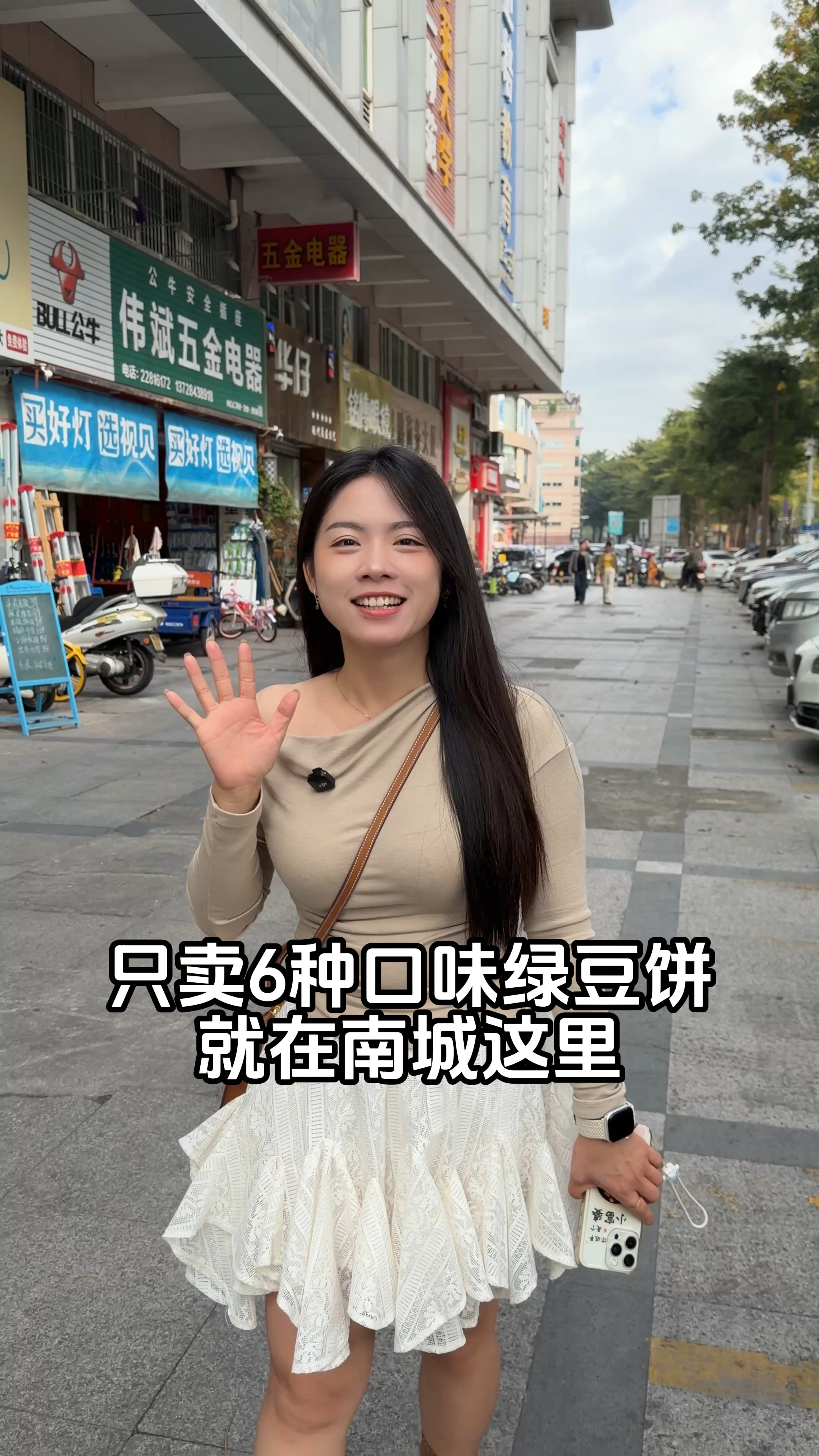 在南城发现一家很特别的绿豆饼，只有6个口味，居然还有黑豆饼！