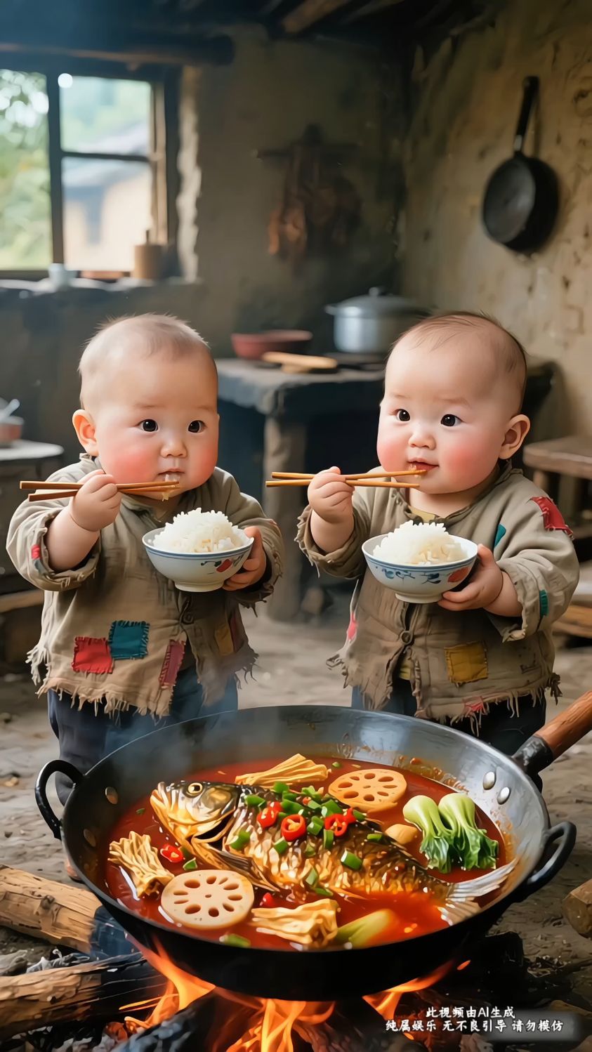 吃香喷喷的鱼火锅