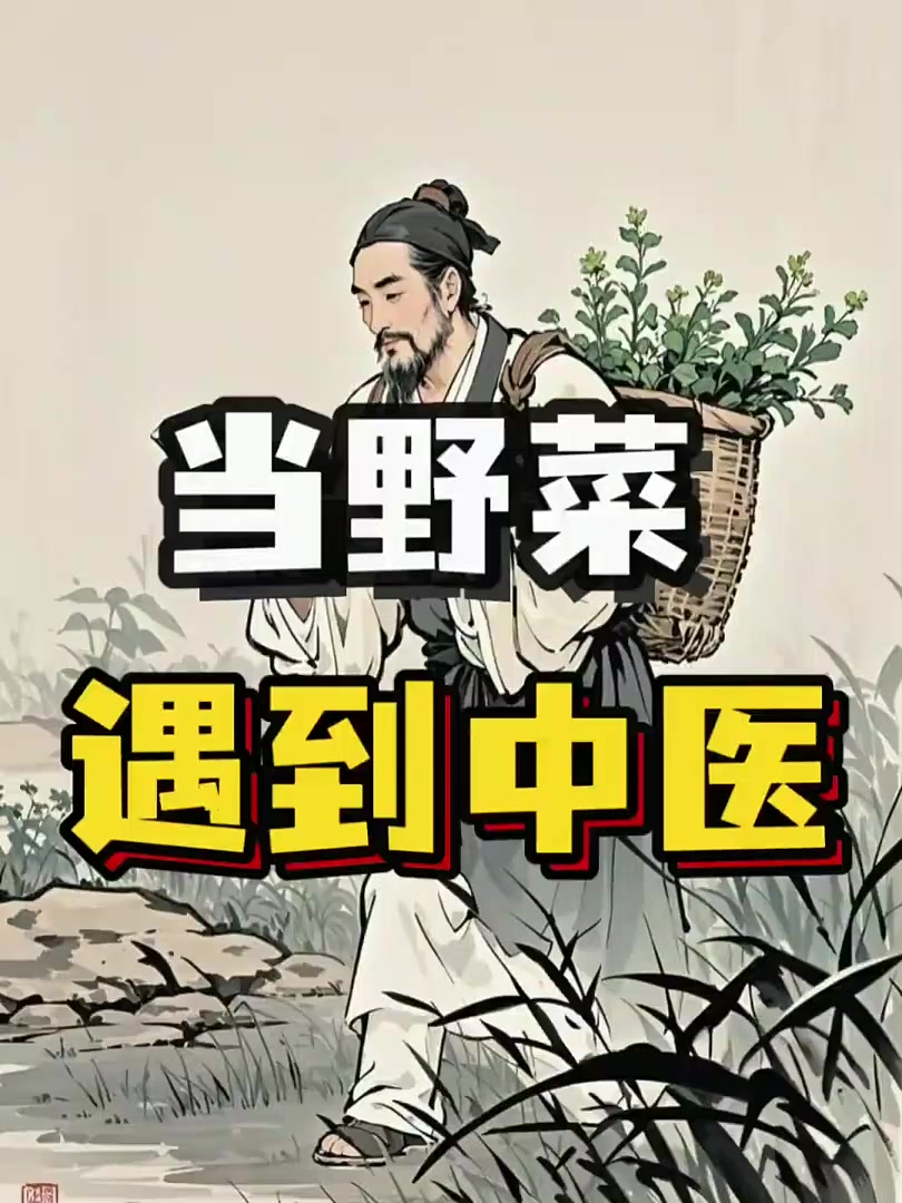 当野菜遇到中医会发生什么？ 春天正是吃各种野菜的好时候。
