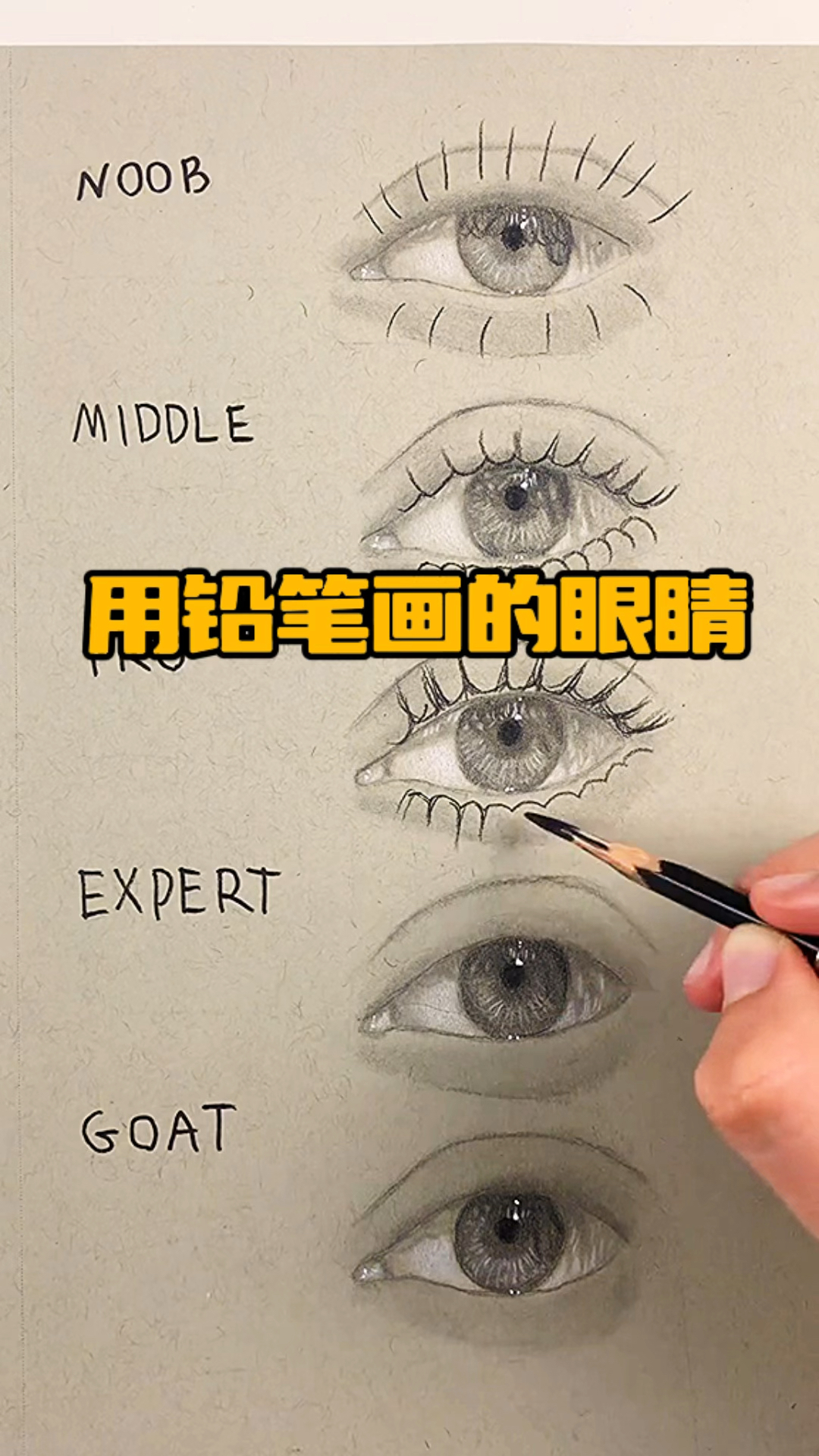 我用铅笔画的眼睛