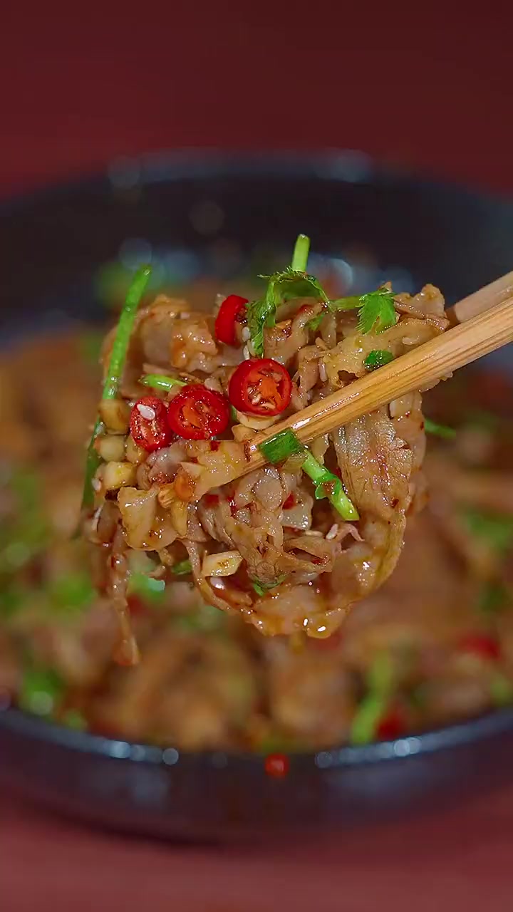 香菜肥牛卷这样做好吃下饭,简单美味,下酒又下饭!