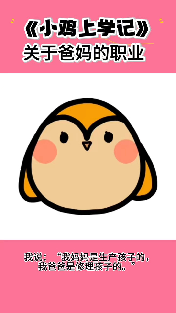 《小鸡上学记》之关于爸妈的职业