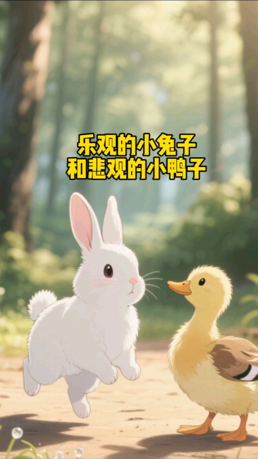 乐观的小兔子和悲观的小鸭子