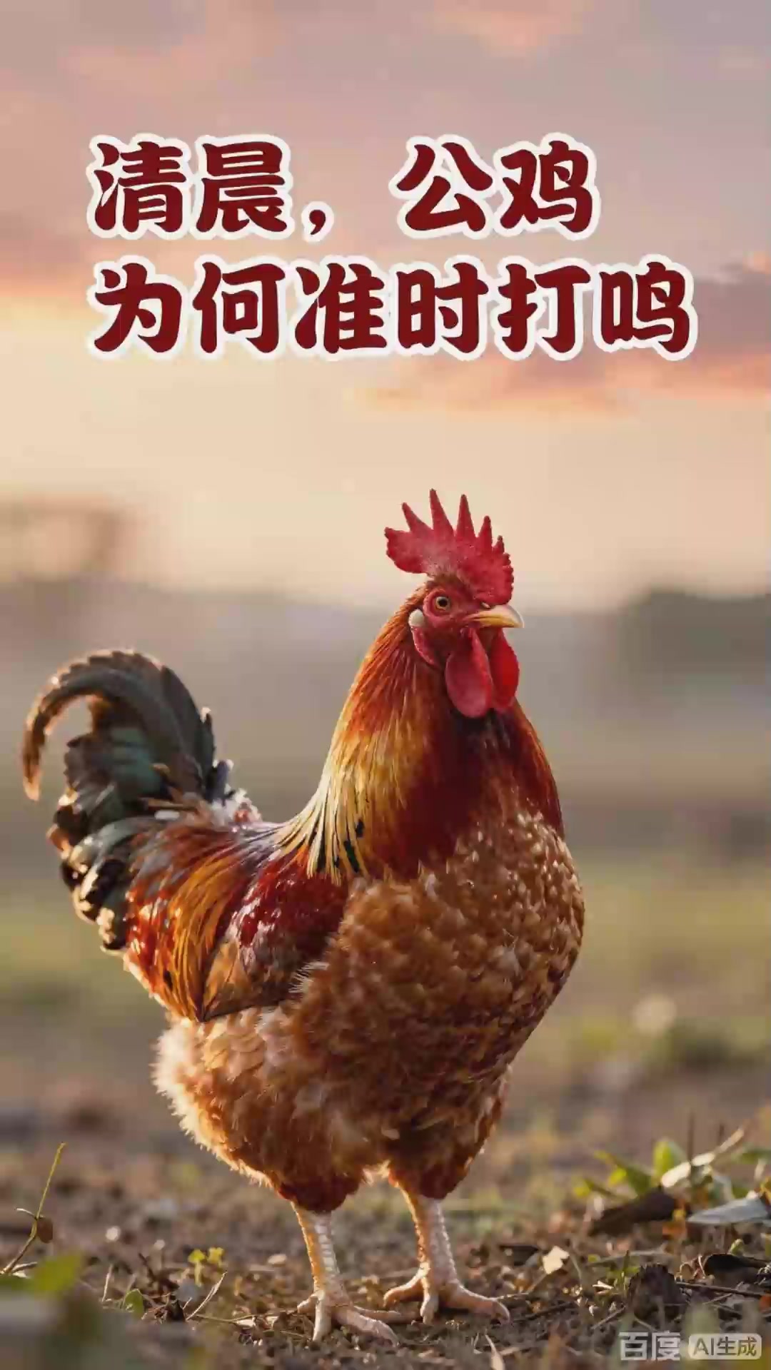 清晨公鸡打鸣声,叫声规律与日照有关联!