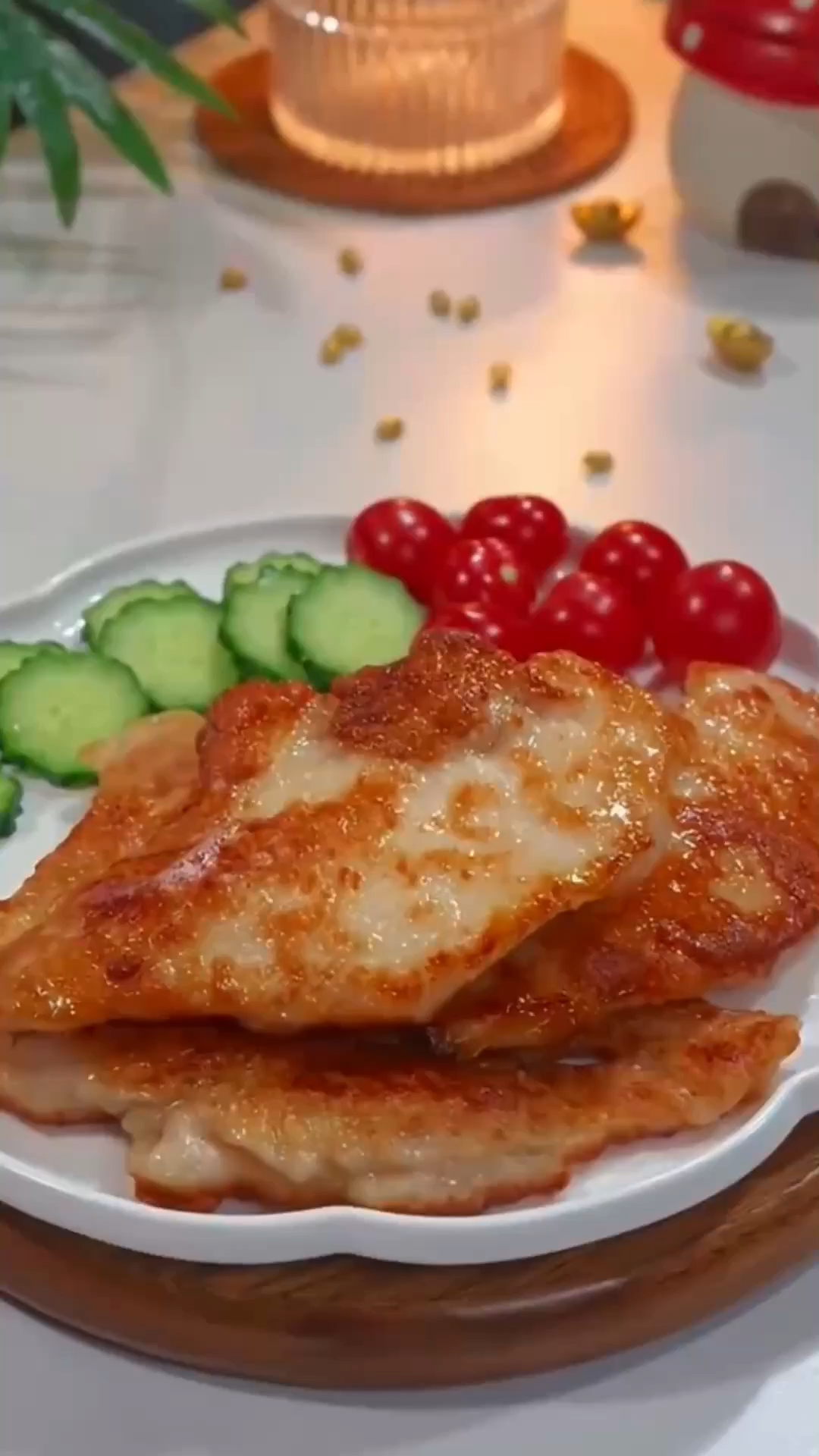 早餐做个香煎鸡排,简单又好吃
