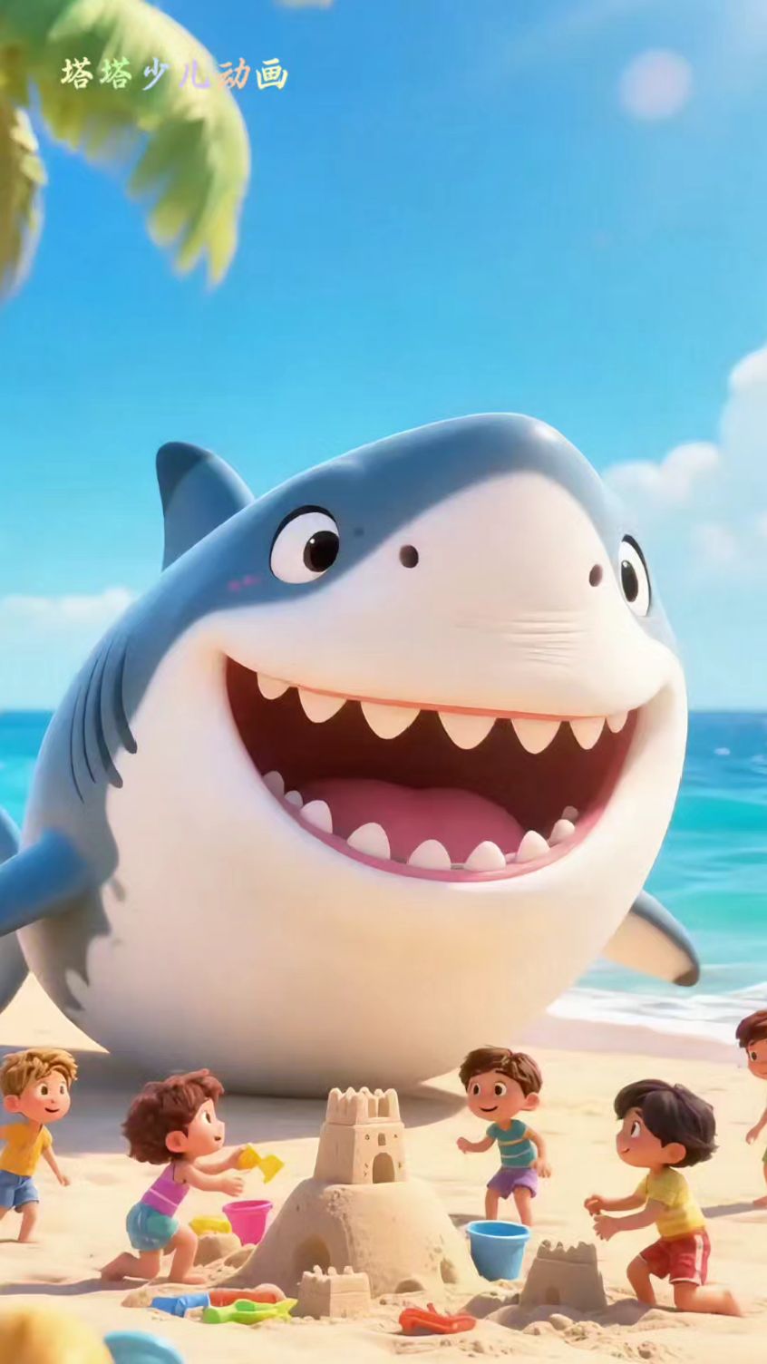 小鲨鱼找妈妈#儿童动画 #少儿动画 #少儿益智