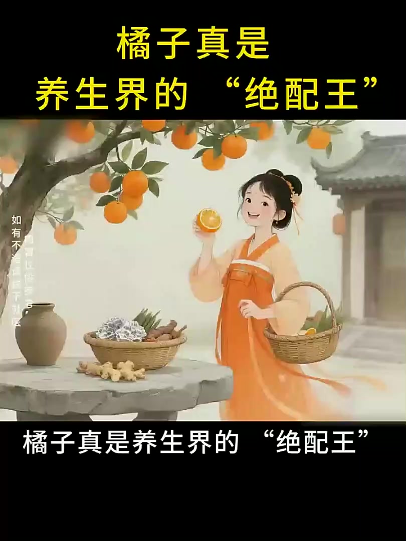 橘子真是养生界的绝配王