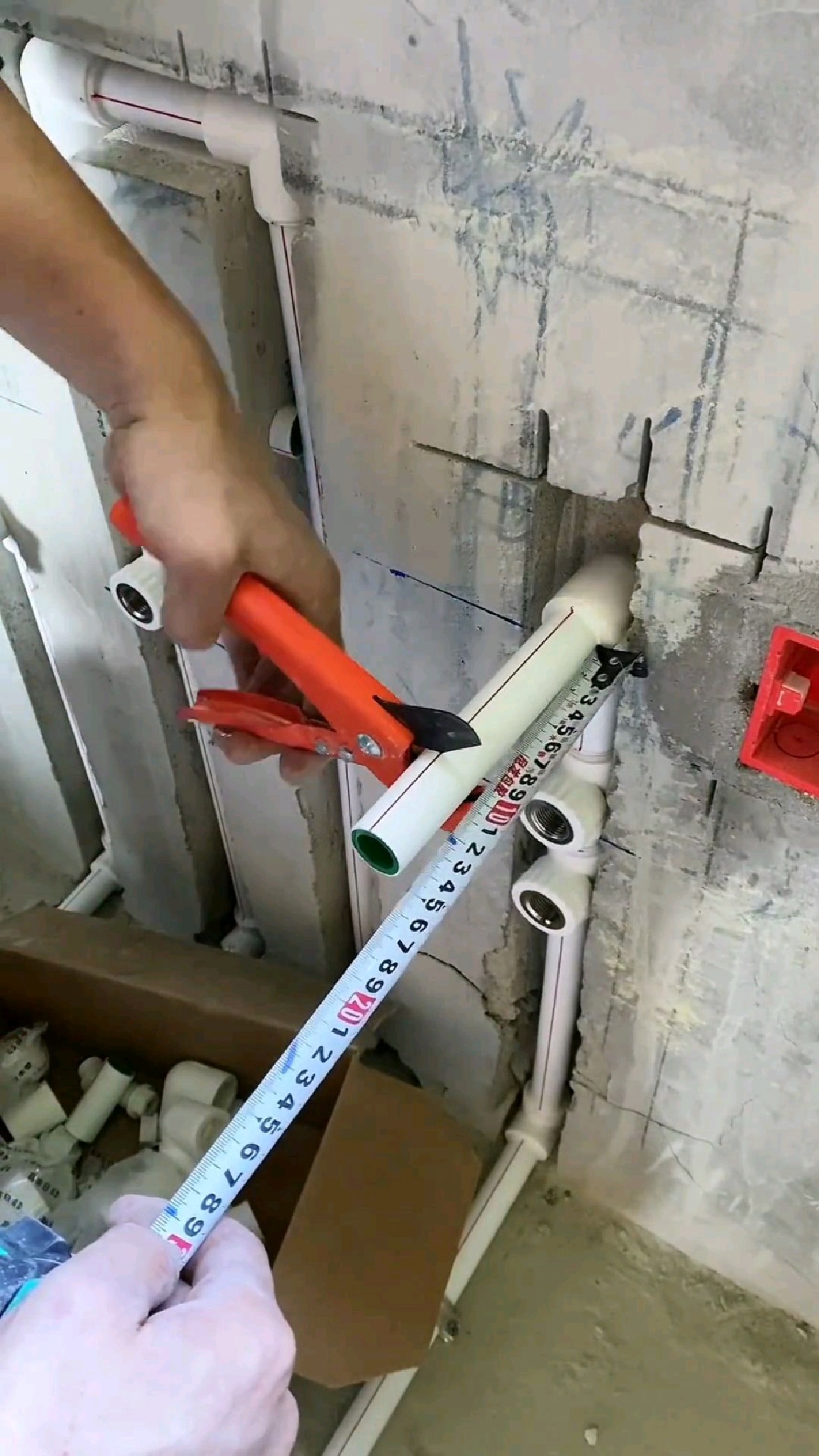#室内装修#厨房洗菜盆下前置过滤器预留尺寸施工