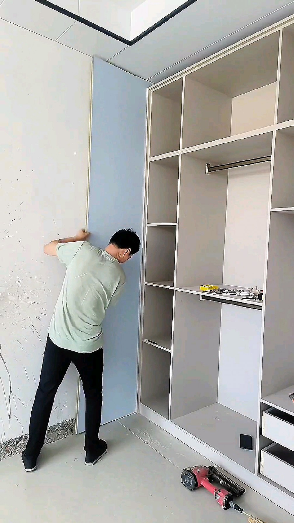 #室内装修#集成墙板安装