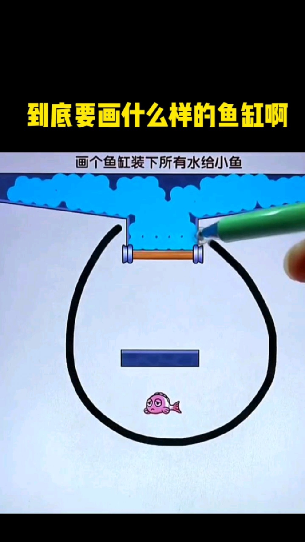 到底要画什么样的鱼缸啊?