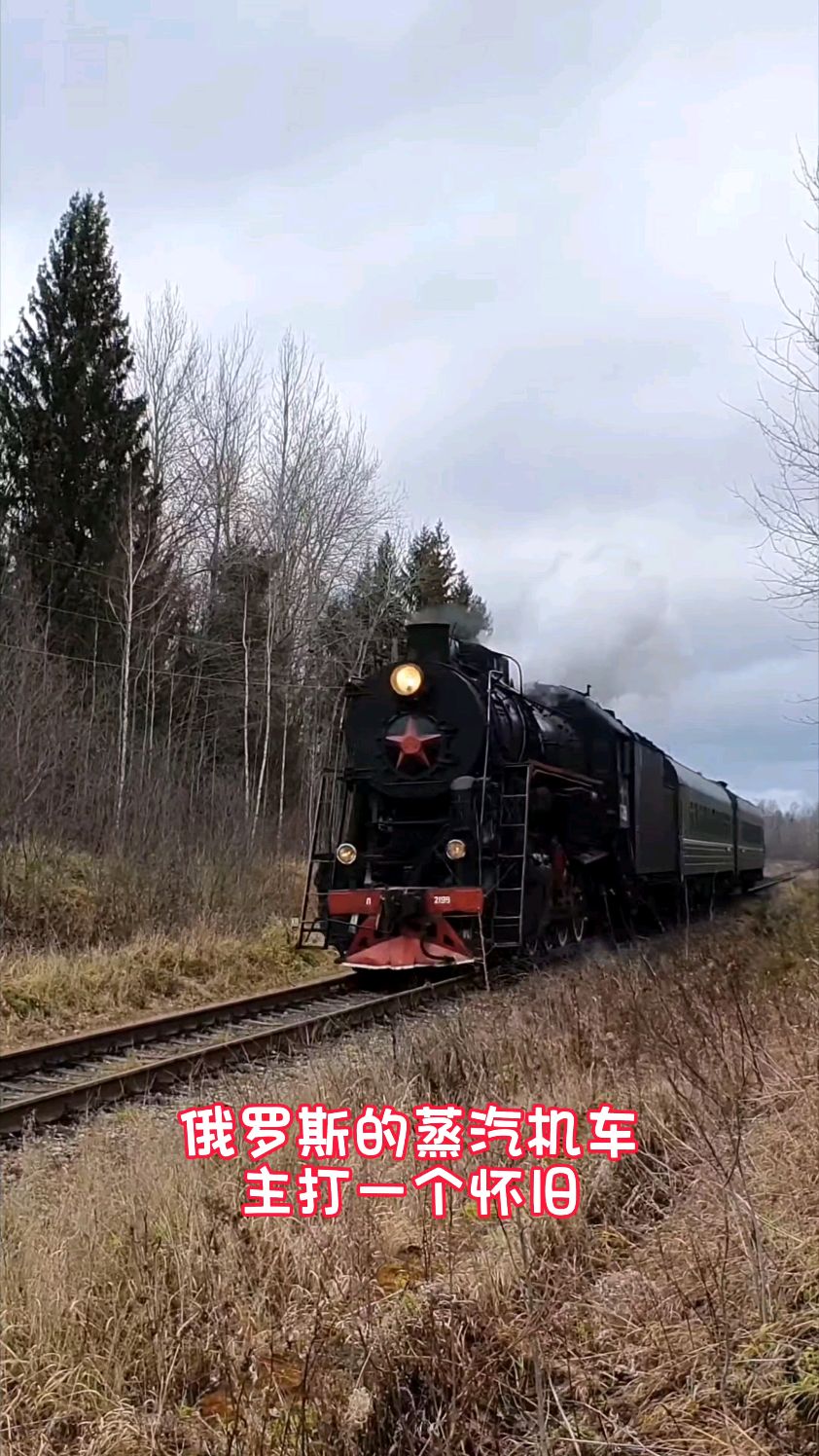 俄罗斯的蒸汽机车 主打一个怀旧