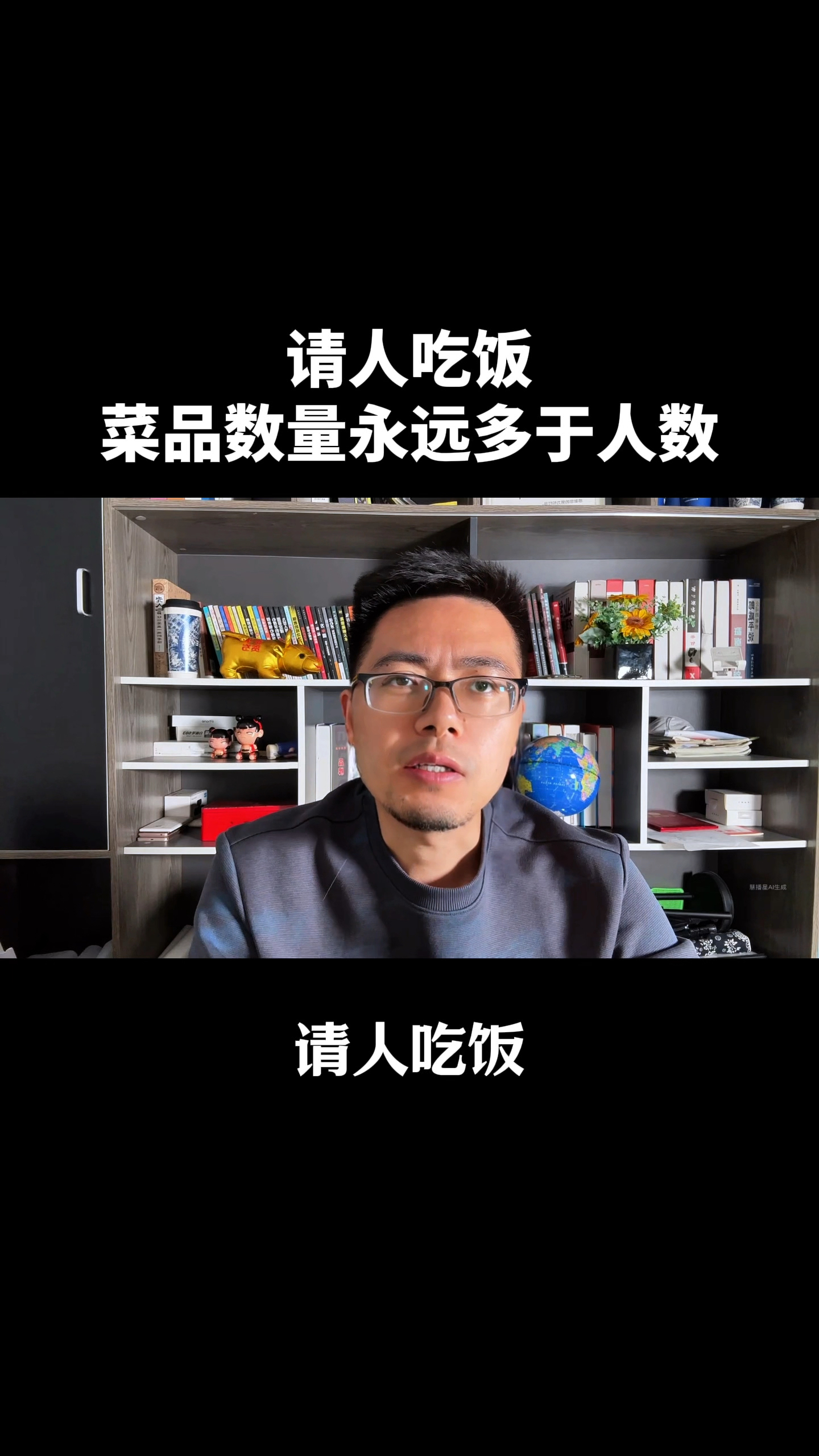 记住,请人吃饭,点菜数量一定要比菜品多3个!荤素汤也有比较!