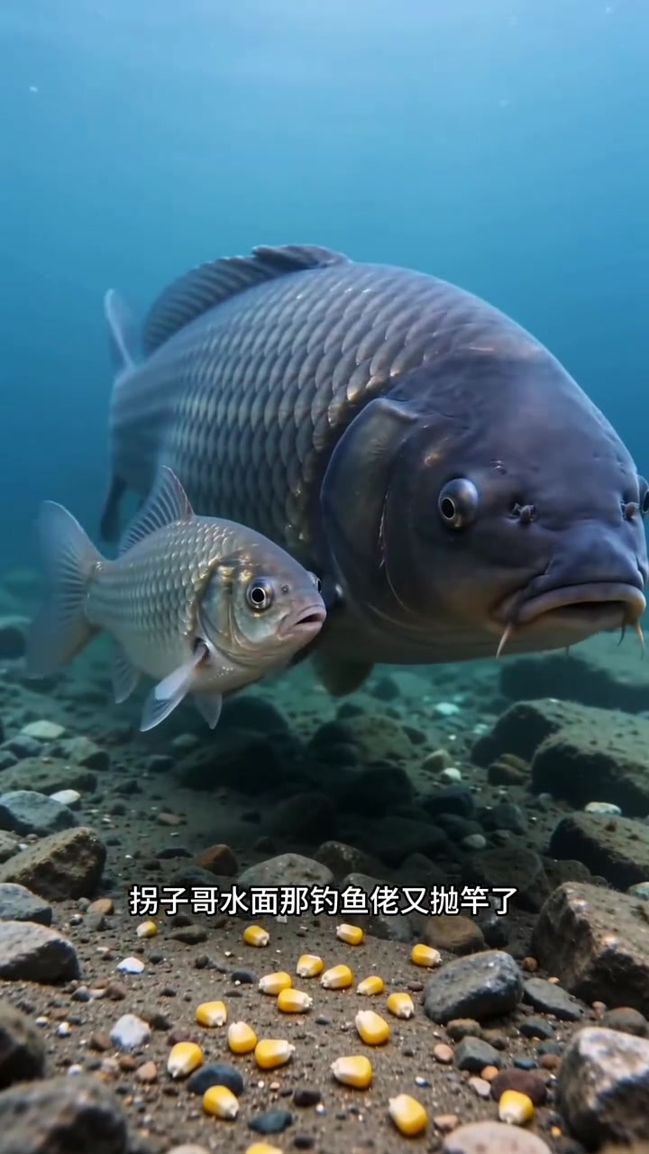 鱼儿嫌钓鱼太菜，反向投喂还吐槽