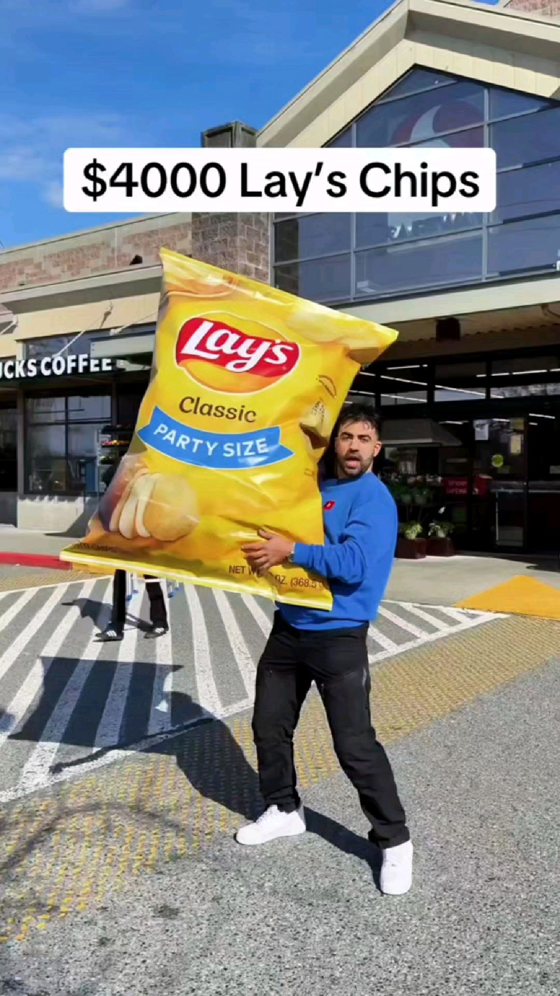 我刚刚做了一包史上最贵最大的薯片