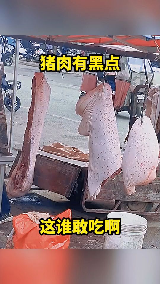猪肉有黑点，这谁敢吃啊！