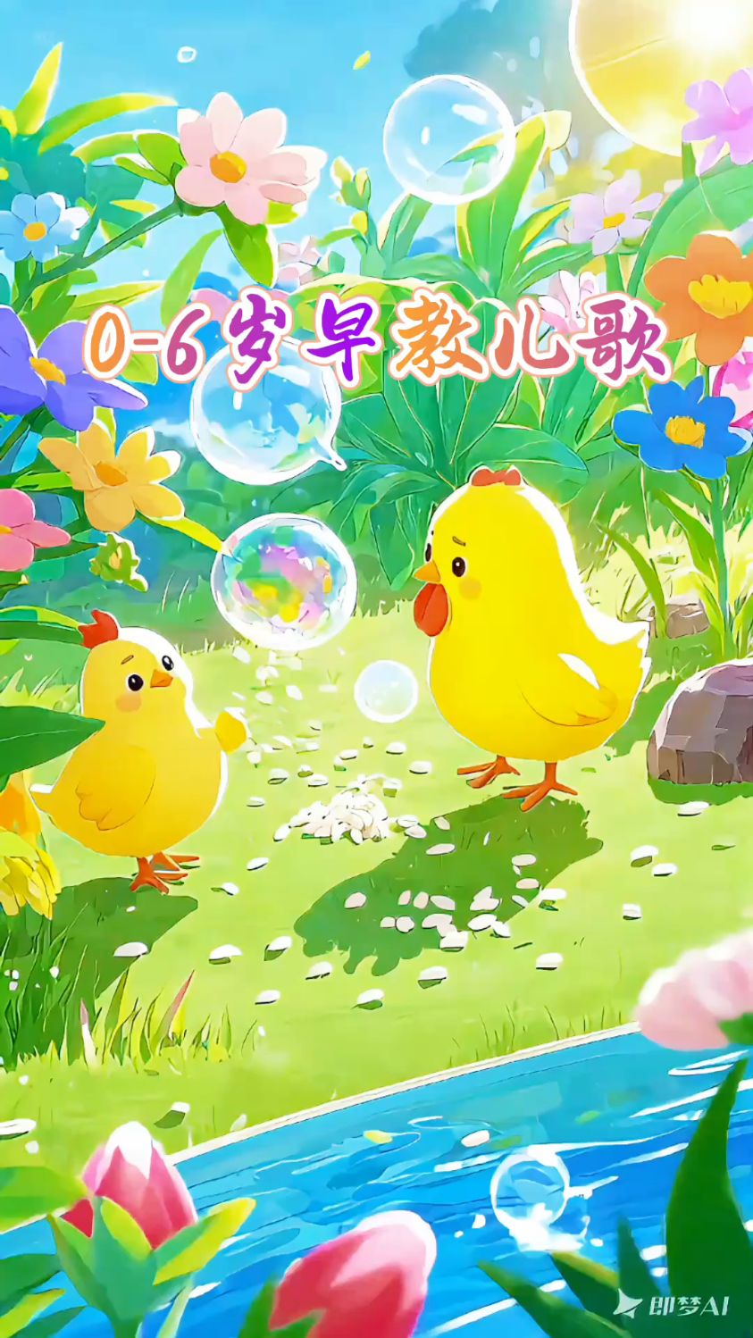 0-6岁早教儿歌,小鸡 小鸡吃你