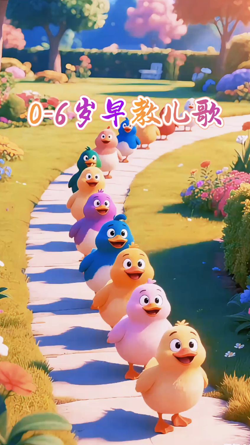 #小鸭子嘎嘎嘎 #家里有孩子的一定要看完 早教儿歌 小鸭 小鸭 嘎嘎