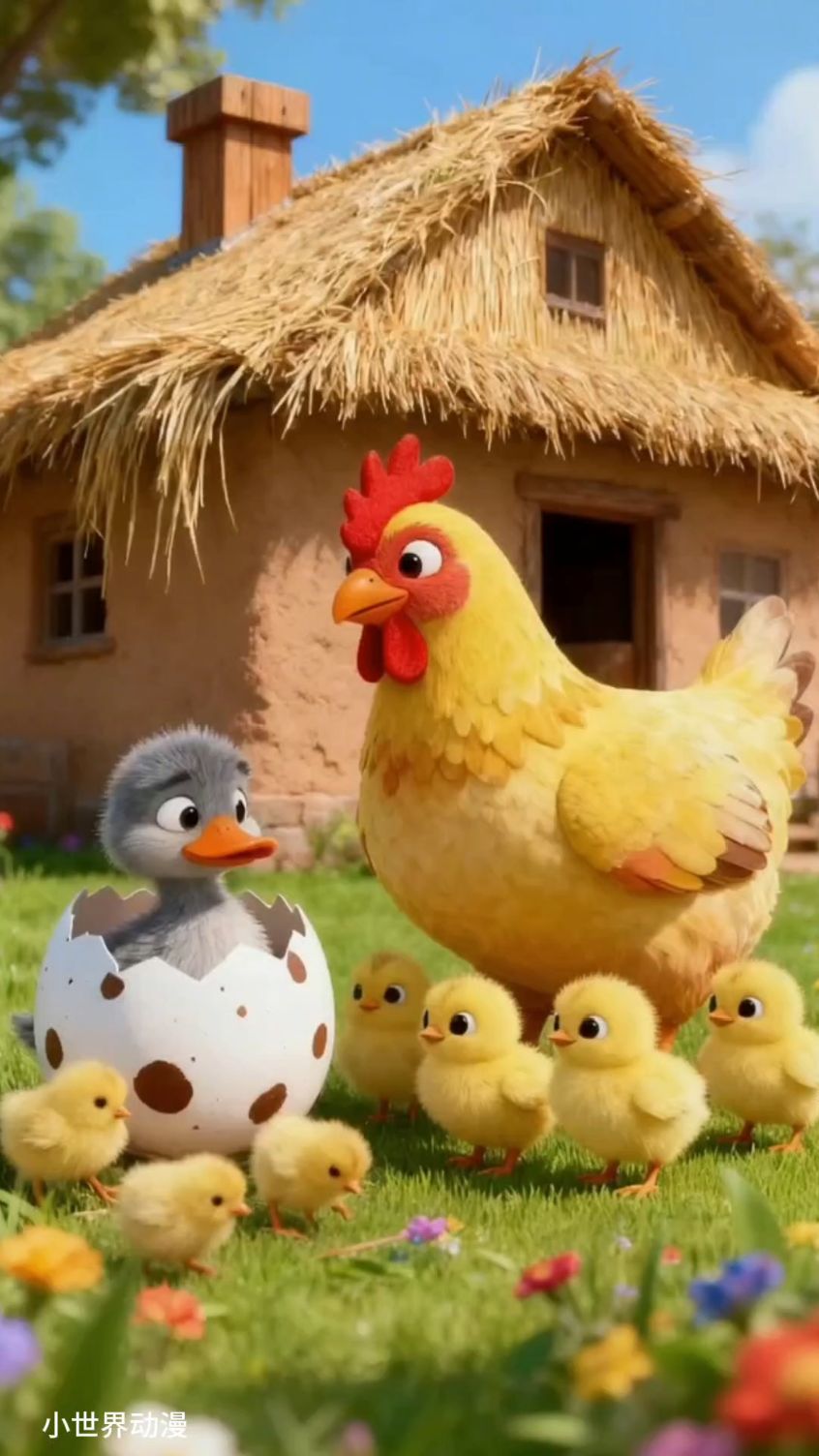 原来我是只漂亮的白天鹅!