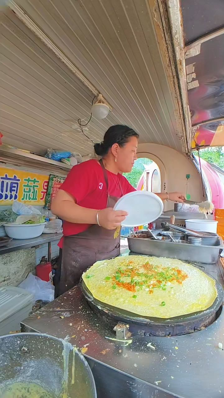#杂粮煎饼 #摆摊日常 #纯手工煎饼 #情感#语录