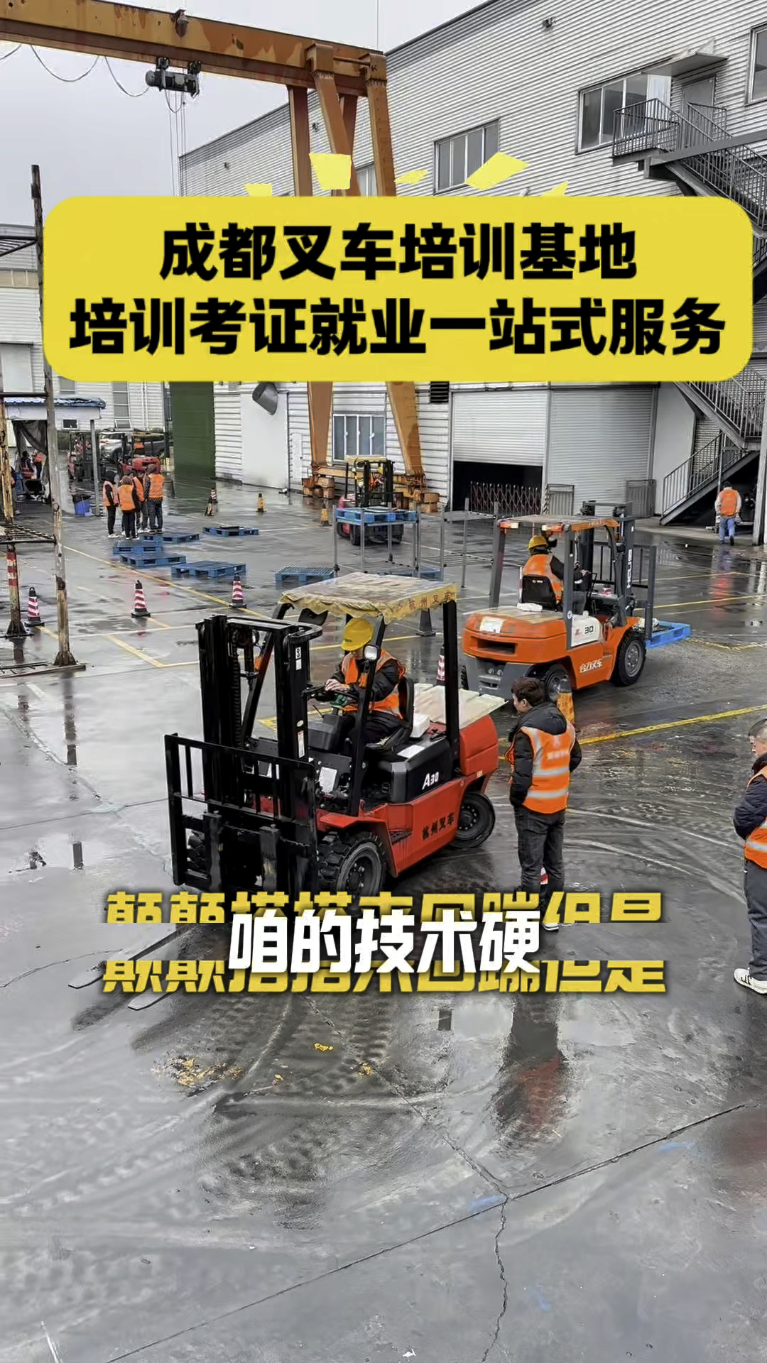 成都哪里有叉车培训?成都叉车证怎么考去哪里报名?