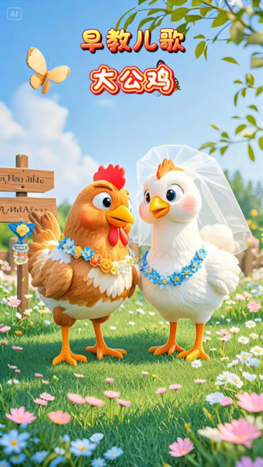 第13集|宝宝早教启蒙儿歌《大公鸡》,聪明宝贝每日一歌