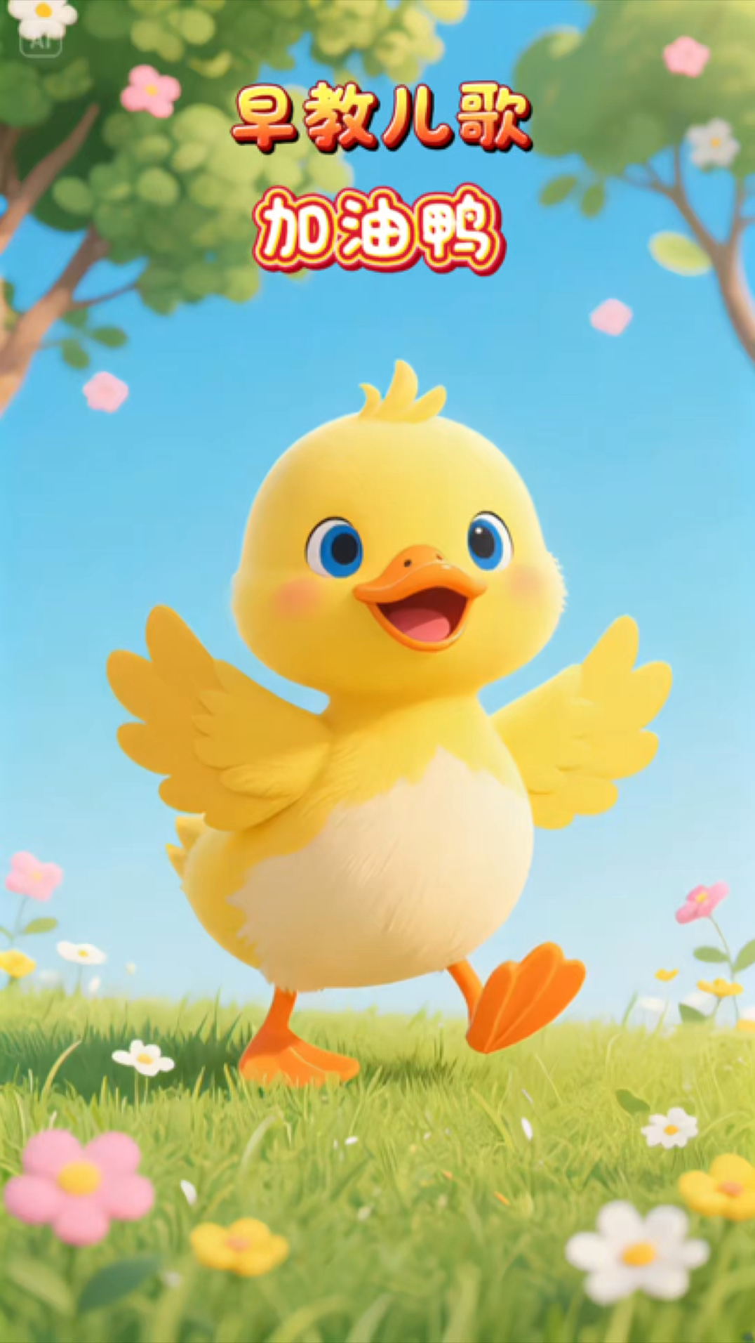 第19集|宝宝早教启蒙儿歌《加油鸭》,聪明宝贝每日一歌,加油鸭