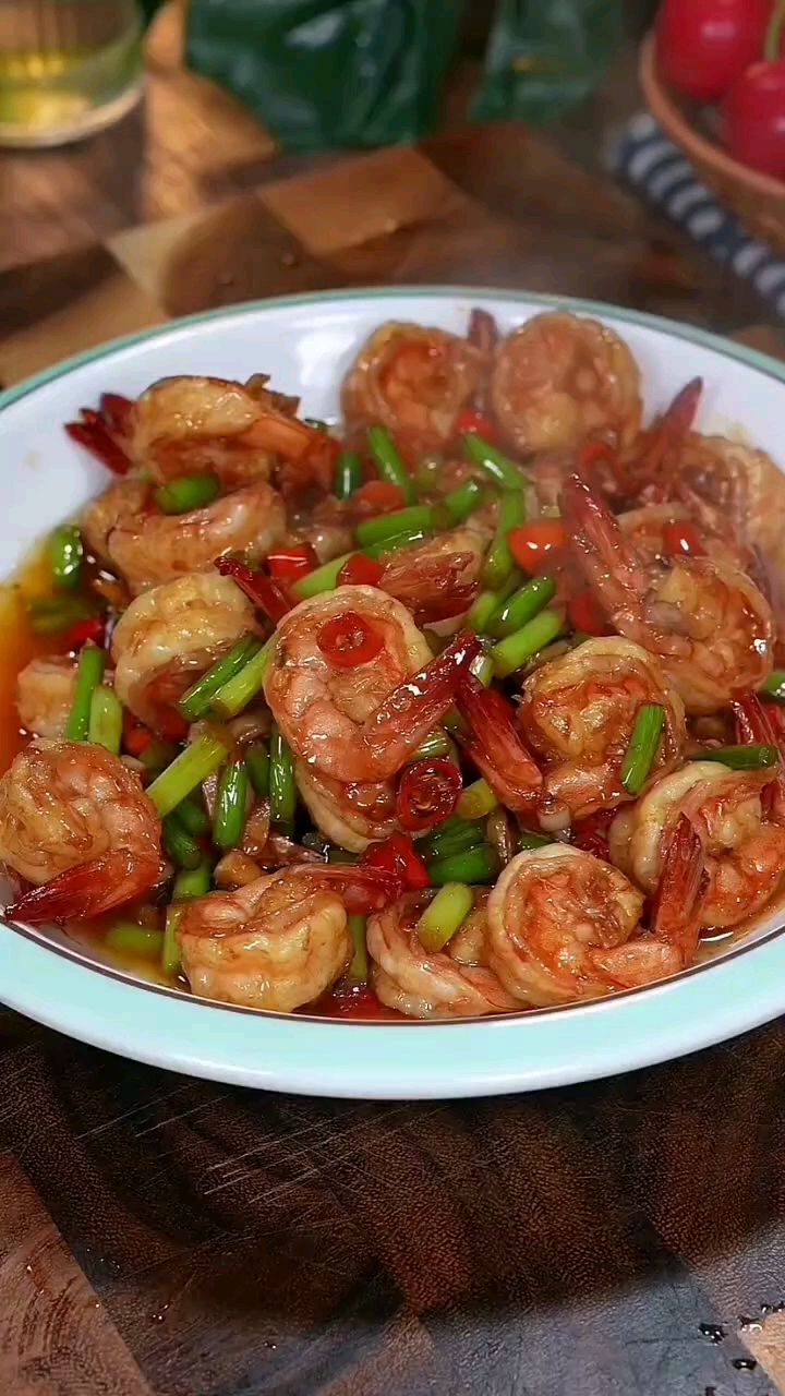 美食分享香辣虾仁