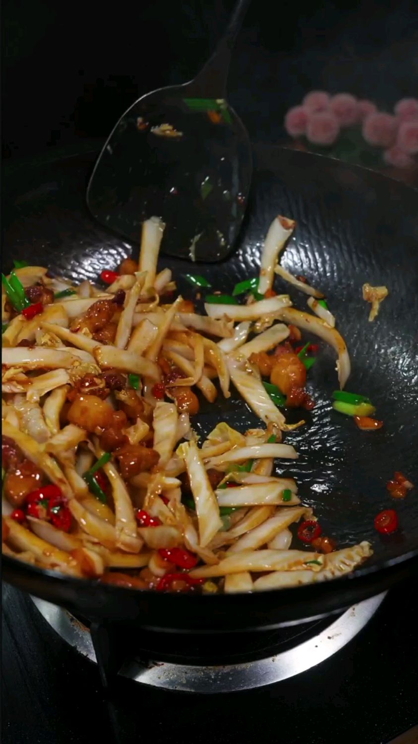 美食分享娃娃菜炒肉